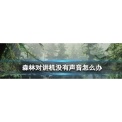 森林对讲机没有声音怎么办？森林对讲机没有声音解决方法