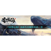 妄想山海血脉孔位怎么解锁-妄想山海血脉孔位解锁攻略