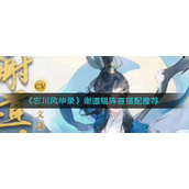 忘川风华录谢道韫阵容怎么搭配-忘川风华录谢道韫阵容推荐攻略