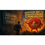 随着投资者转向2025年新星MAGACOIN FINANCE，Solana ETF的热潮逐渐消退