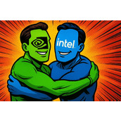 辉达宣布50亿美元投资英特尔、双方就晶片设计达成合作，Intel盘前大涨30%