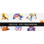 洛克王国世界国家队怎么搭配-洛克王国世界国家队搭配攻略