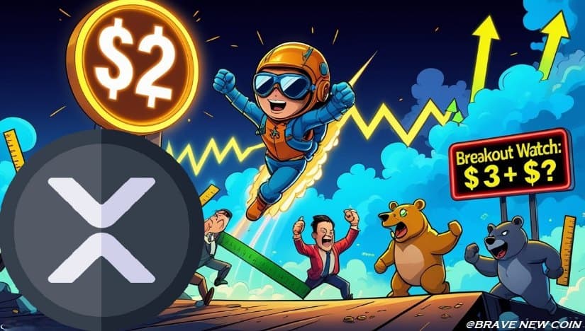 XRP价格预测：XRP在2美元处获得支撑并积聚动能，分析师密切关注关键突破位