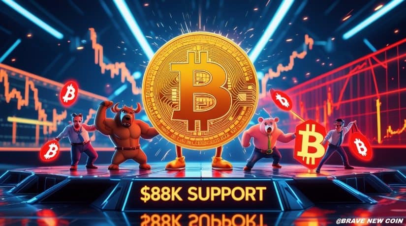 比特币今日价格：BTC价格在9.3万美元遇阻，8.8万美元支撑位成关键防线