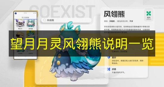 望月月灵风翎熊说明一览 望月月灵风翎熊是什么属性？