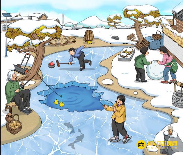 《解压找茬烧脑》第246关80滑冰怎么过-微信小游戏80滑冰找出12处不合理的地方通关图文攻略