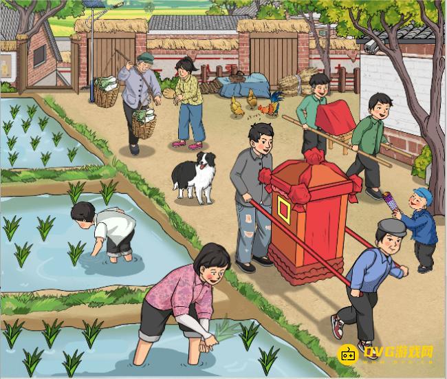 《解压找茬烧脑》第237关80抬花轿怎么过-微信小游戏80抬花轿找出12处不合理的地方通关图文攻略