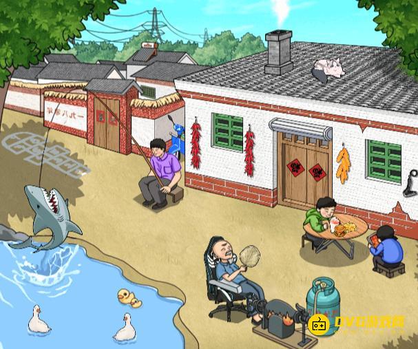 《解压找茬烧脑》第153关80钓鱼怎么过-微信小游戏80钓鱼找出12处不合理的地方通关图文攻略