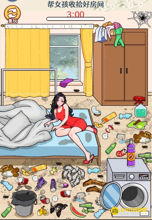 《无敌找茬王2》收拾房间怎么过-收拾房间帮女孩收拾好房间通关图文攻略