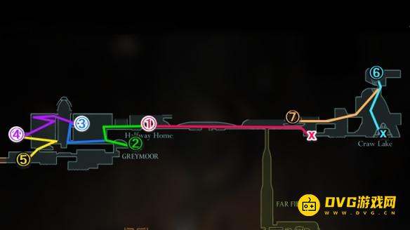 《空洞骑士丝之歌》灰沼怎么过-灰沼全收集流程图文攻略