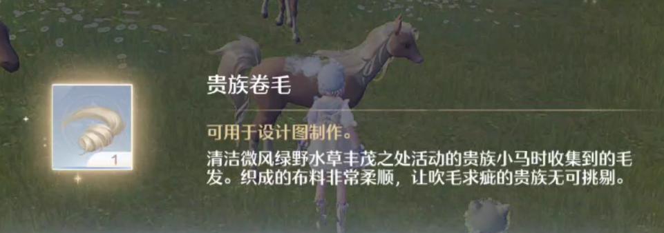 无限暖暖贵族卷毛怎样获得_贵族卷毛在哪里