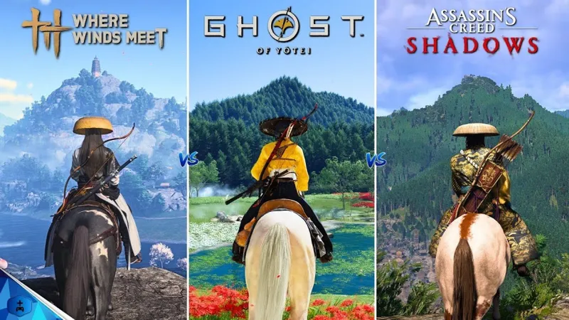 《燕云十六声》画面对比分析-硬核技术挑战《羊蹄山之魂》与《刺客信条：影》