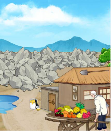 《就我眼神好》天堑变通途怎么过_帮大爷修好路通关图文攻略