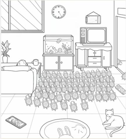 《就我眼神好》找乌龟怎么过_找到房间里的乌龟通关图文攻略