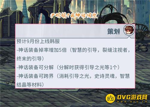 DNF神话跨界5种材料有哪些？ 20个引导之光 730个史诗灵魂