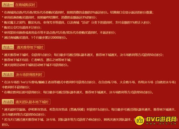 DNF积分商城积分怎么获取？