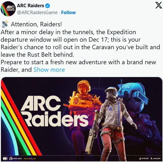 《ARCRaiders》远征赛季开启时间-远征赛季系统介绍