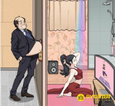 《解压找茬烧脑》第365关房内瑜伽怎么过-微信小游戏房内瑜伽趁老板撞开门前收拾好办公室通关图文攻略