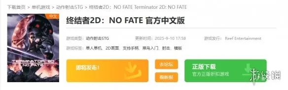《终结者2DNOFATE》下载方法详解-游侠网与Steam双平台指南