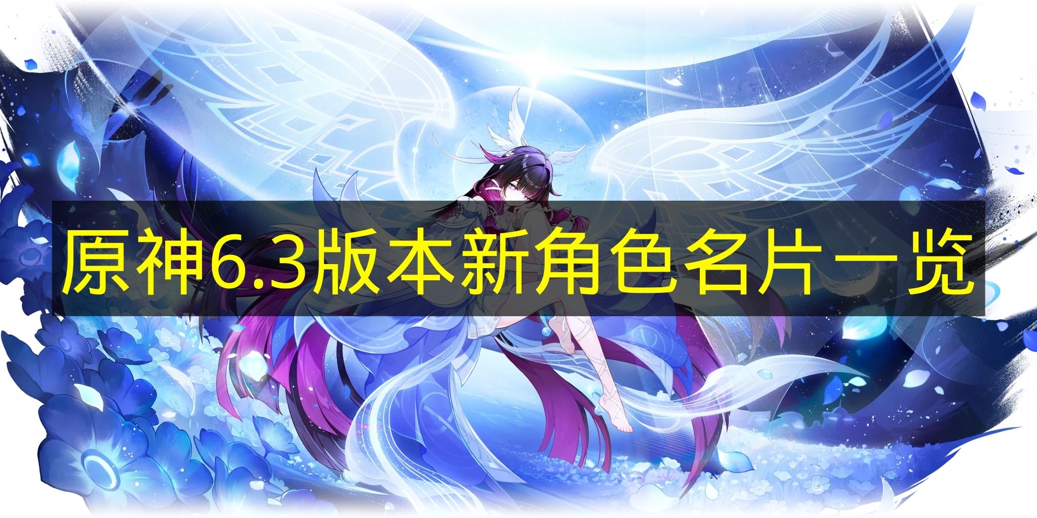 原神6.3版本新角色名片一览 原神6.3版本新角色名片有哪些