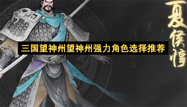 三国望神州望神州强力角色选择推荐
