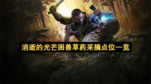 消逝的光芒困兽草药采摘点位一览