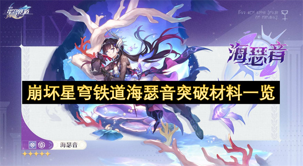 崩坏星穹铁道海瑟音突破材料一览