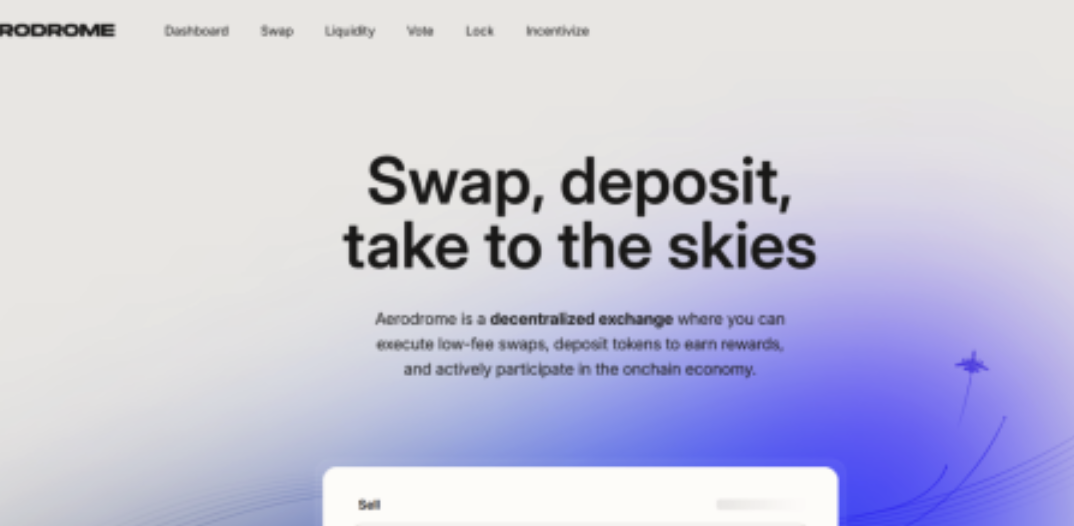 Aerodrome Finance是什么-为什么会成为Base生态的流动性解决方案