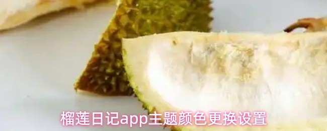 榴莲日记app主题颜色更换设置