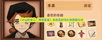 火山的女儿中杰曼喜欢什么