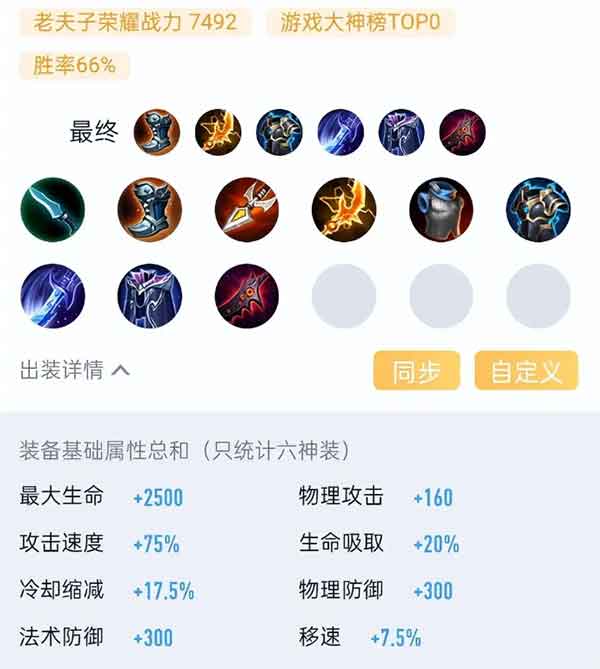 王者荣耀老夫子铭文出装推荐-排位胜率高达六成