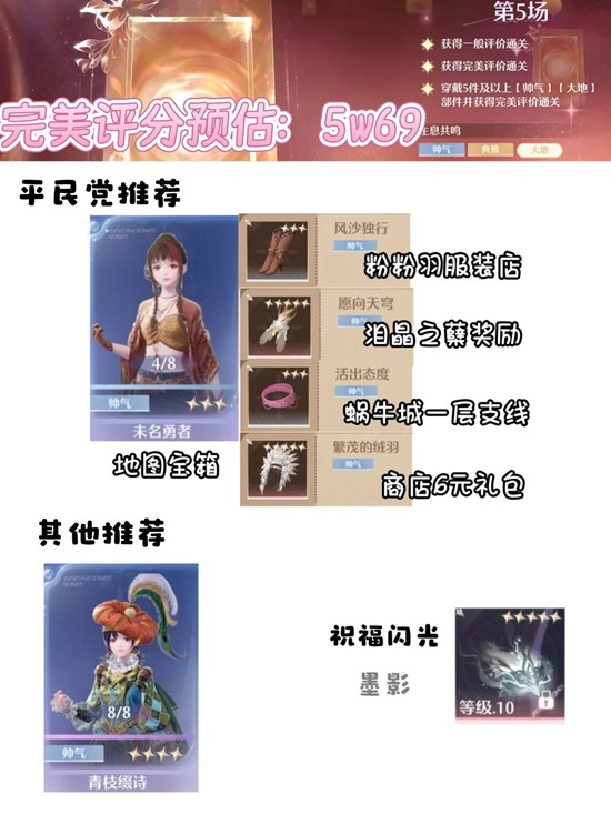 无限暖暖奇迹之冠巅峰赛 新版本一月下半平民党攻略