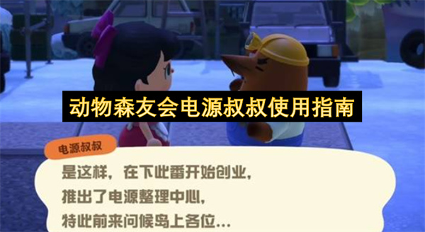 动物森友会电源叔叔使用指南