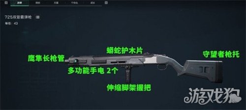 三角洲行动725双管怎么改-725双管改装方案