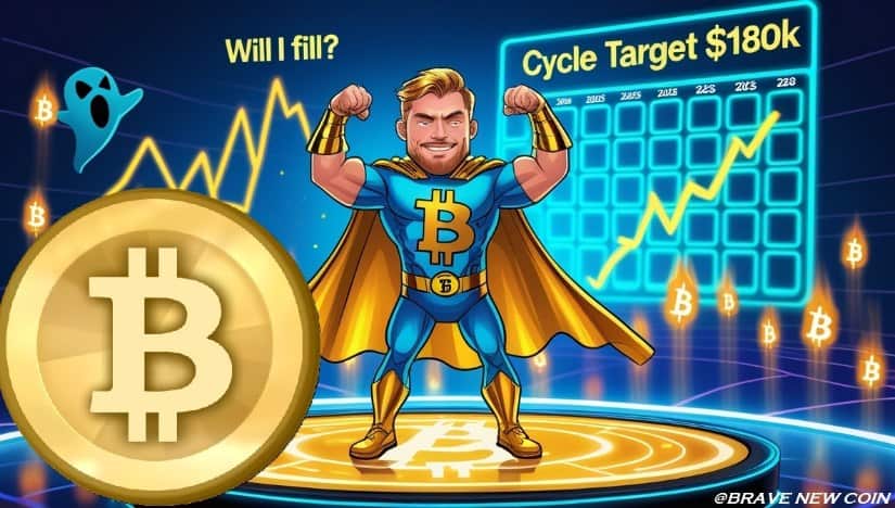 比特币（BTC）价格预测：比特币守住8.6万美元支撑位——2025–26周期是否酝酿18万美元行情？