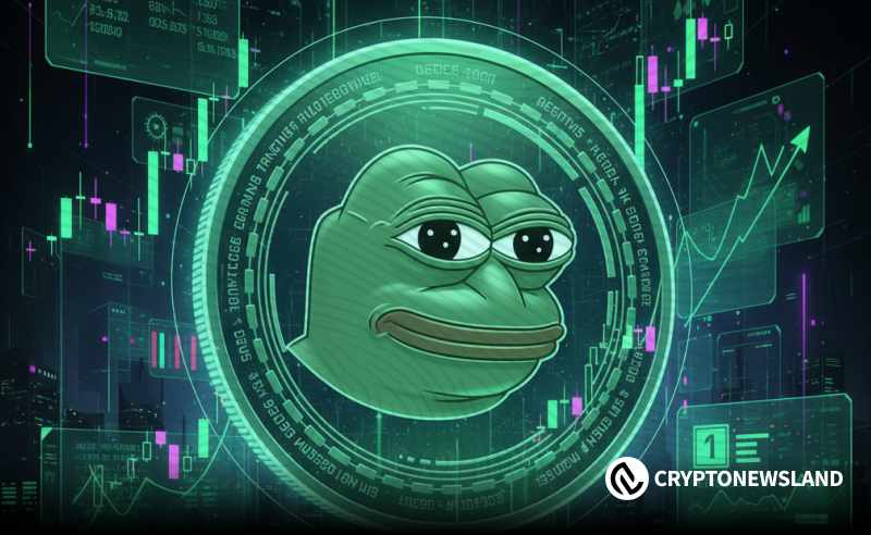 PEPE价格在0.05487至0.05527美元窄幅区间内盘整，目前维持在0.05495美元