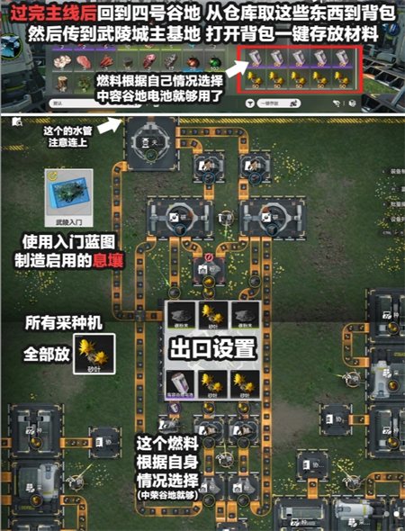 明日方舟终末地武陵毕业蓝图分享
