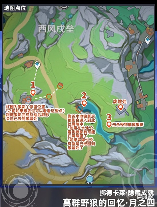 原神月之四新版本成就攻略 离群野狼的回忆成就攻略