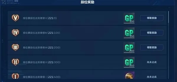 《逆战未来》排位奖励详解-机甲与猎场排位奖励一览