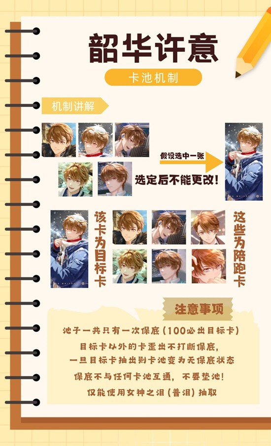 未定事件簿新春复刻 韶华许意自选复刻卡池怎么抽攻略