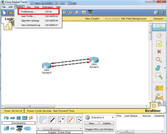 思科模拟器怎么显示接口
