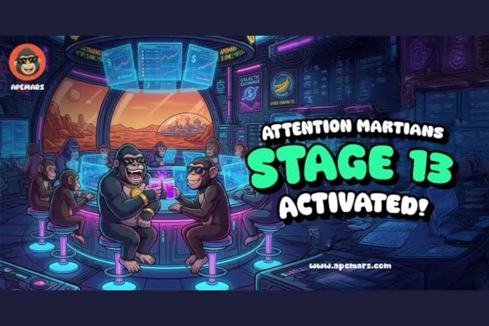 你错失了早期以太坊和Polygon的机会——APEMARS第13阶段可能是下一个爆发的加密货币，从0.00014493美元飙升至0.0055美元