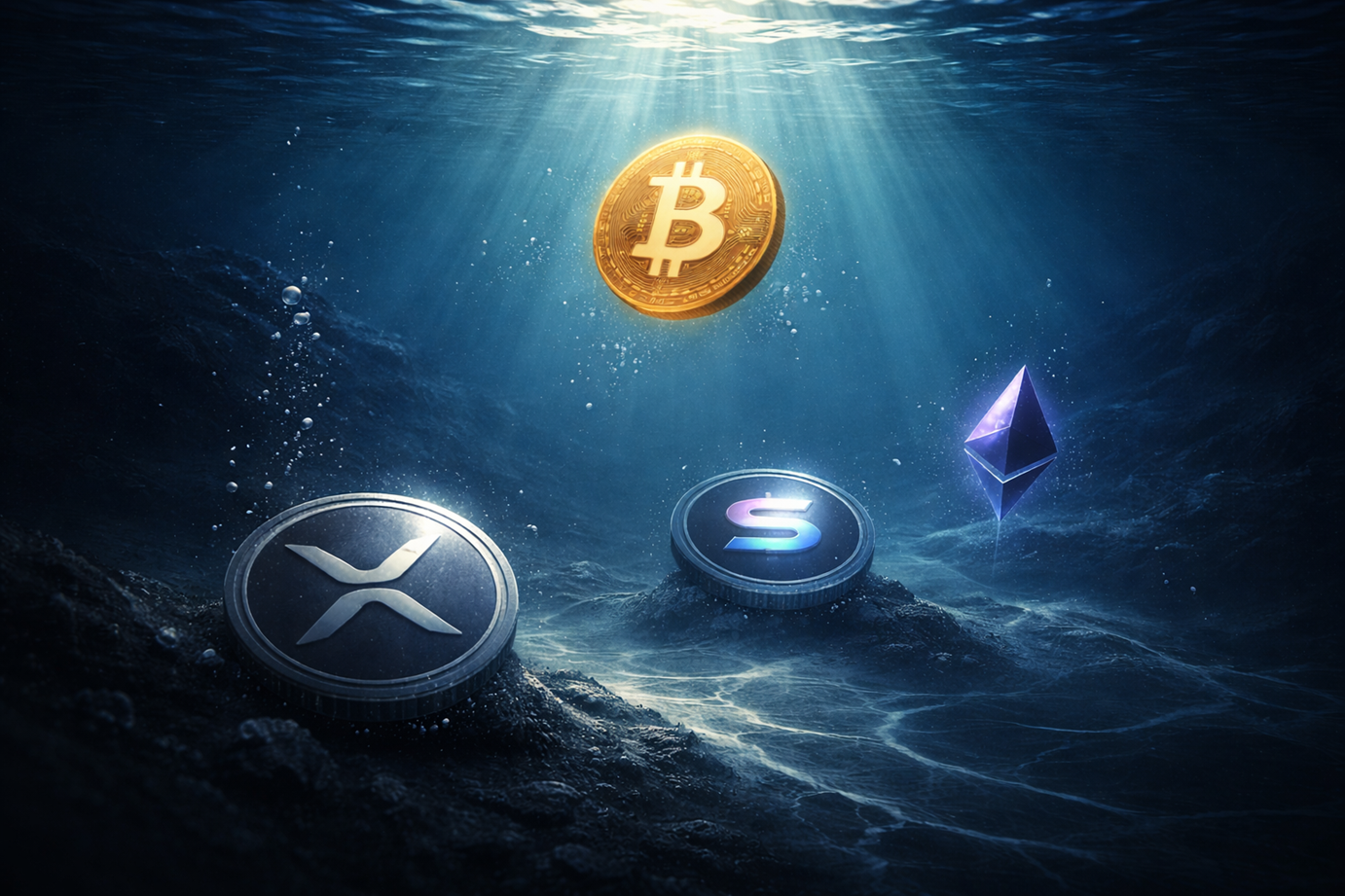 XRP、Solana 持有者比比特币持有者亏损更深