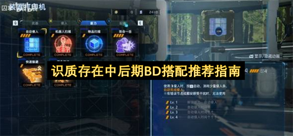 识质存在中后期BD搭配推荐指南