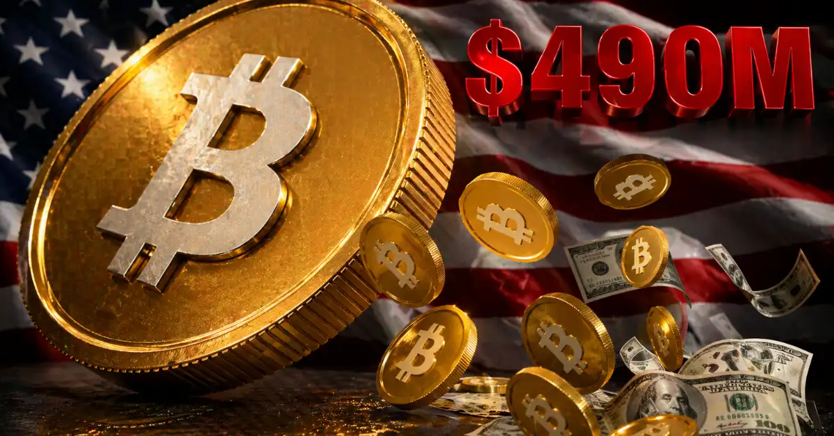 比特币ETF资金流入在21亿美元流入后停止，流出超过4.9亿美元