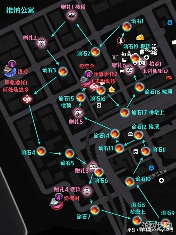 异环绘空町全收集点位标注-绘空町收集点位在哪里