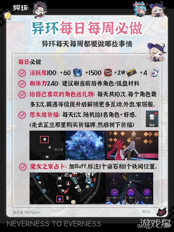 异环每日必做任务一览-每日与每周必做任务有哪些