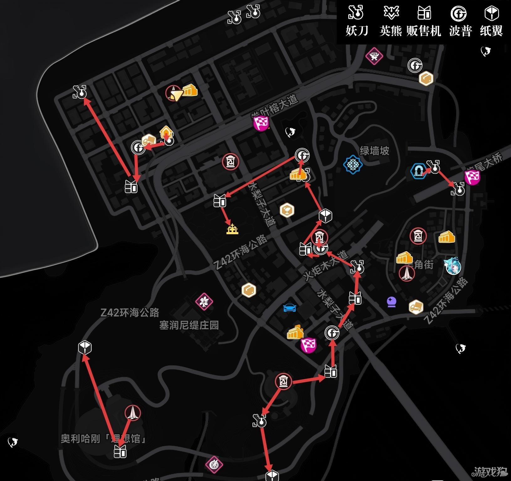 异环跑图锄地路线分享-跑图一条龙路线如何规划