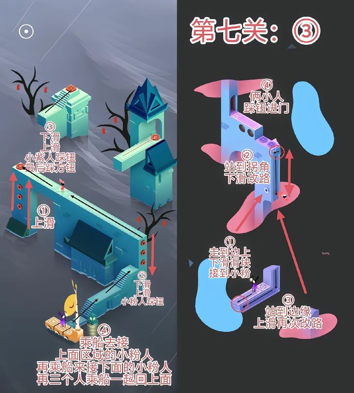 纪念碑谷3第13关通关攻略详解