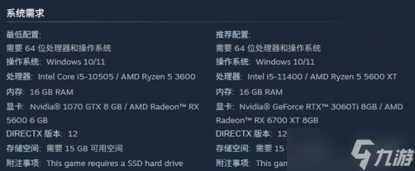 Samson运行配置需求